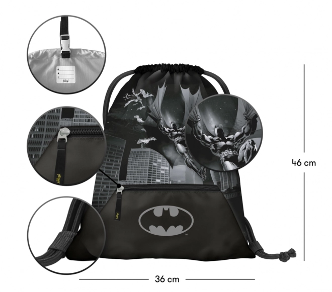 BAAGL Skolesæk Batman Dark City