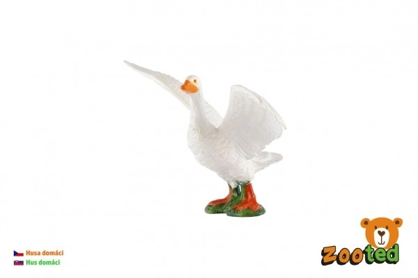 Gås hjemme zooted plast 10cm i pose