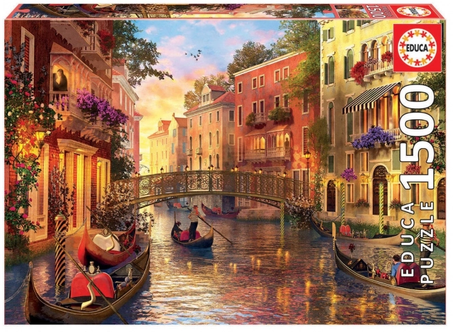 Educa Puslespil Skumringen i Venedig - Puslespil 1500 Brikker