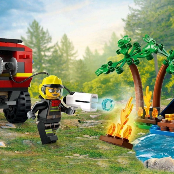 LEGO® City 60412 Brandbil 4x4 og redningsbåd