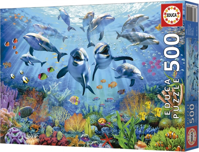 EDUCA Puzzle Sjov under Havet 500 brikker
