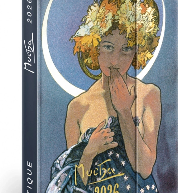 Ugentlig magnetisk dagbog Alfons Mucha 2026