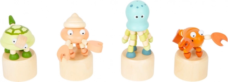 Livlig bevægelse ved tryk