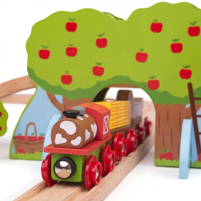 Bigjigs Rail Trætogbane gård