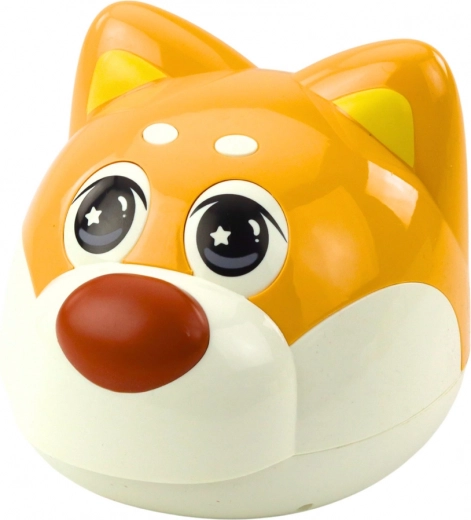 Sød hund, der vinder børns hjerter