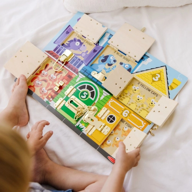 Låse og sikkerhedsbræt Melissa and Doug