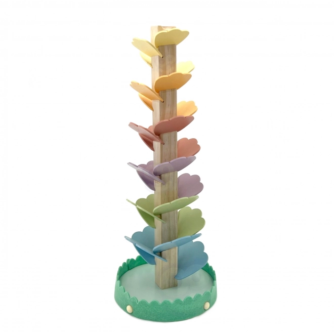 Træ kuglebane Rainbow Montessori WOOPIE GREEN