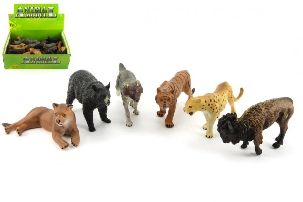 Safari ZOO Dyr af Plastik
