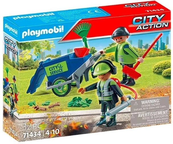 City Action PLAYMOBIL Bypassning af byens rengøringsteam - Legetøjssæt