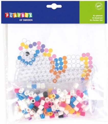 Strygeperler PLAYBOX – lille sæt Hest XL, 250 stk.