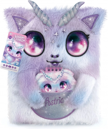 Blødt plysomslag med Astria-motiv