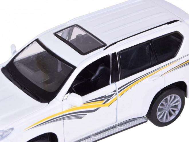 Metalmodel Toyota Land Cruiser Prado med effekter