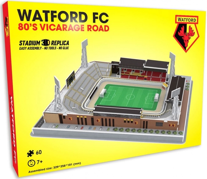 3D puslespil stadion Vicarage Road Watford