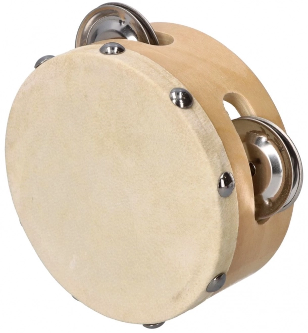 Tamburin Goki med tre cymbaler