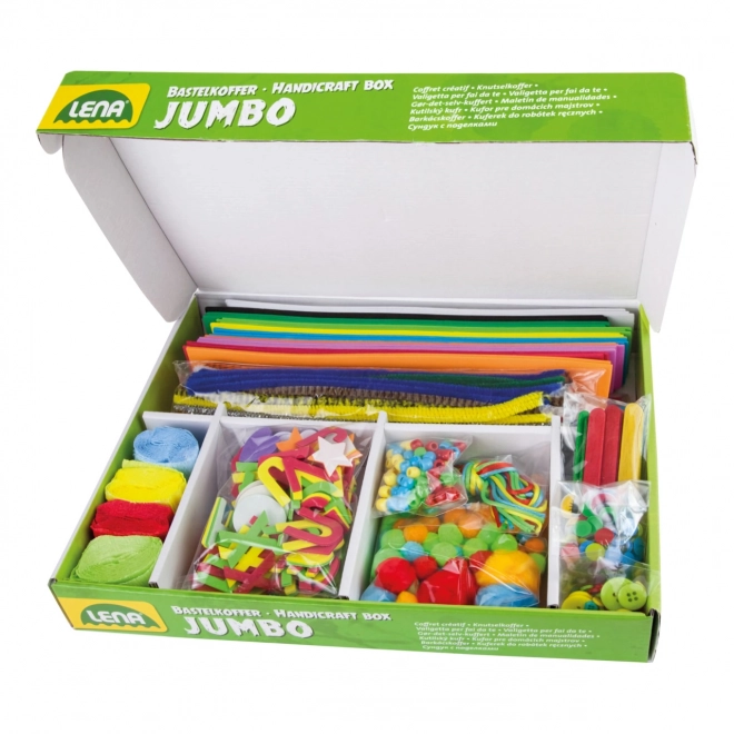 Grøn kreativ kuffert Jumbo Lena - 800 dele