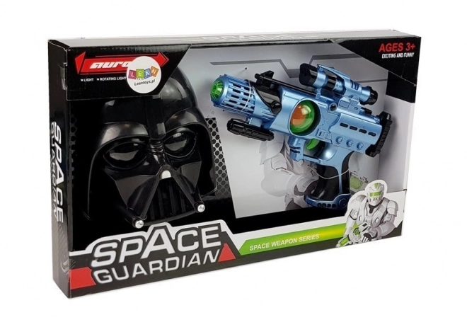 Sæt af masker Laser Gun Cosmos Warrior