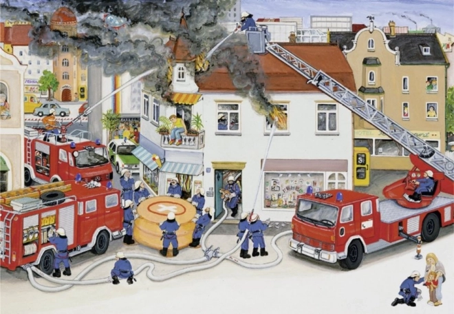 Ravensburger puslespil Brandvæsen 2x24 brikker