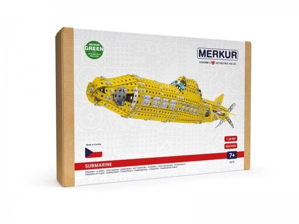 Byggesæt MERKUR Ubåd 658 stk i æske 33x23x5,5 cm