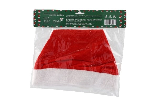 Julehue for voksne stof diameter 29 cm på kort til karneval