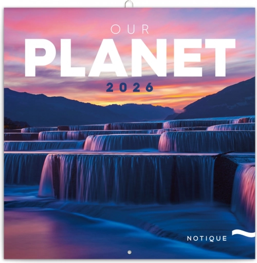 Notique noteskalender Vores Planet 2026, 30 x 30 cm