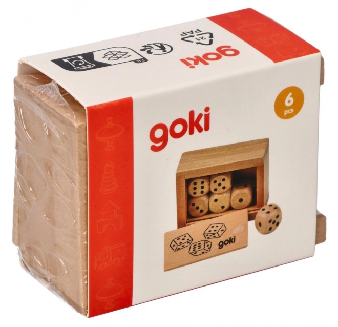 Træterninger i æske - GOKI