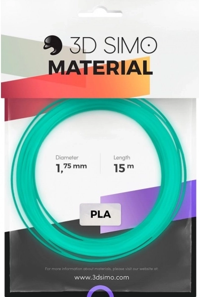 fluorescerende filament til 3D-penne og 3D-print 1,75 mm – sæt 15 m