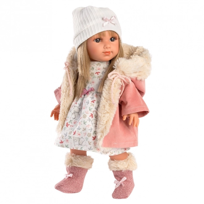 Llorens 53541 ELENA - realistisk dukke med blødt stofkrop - 35 cm