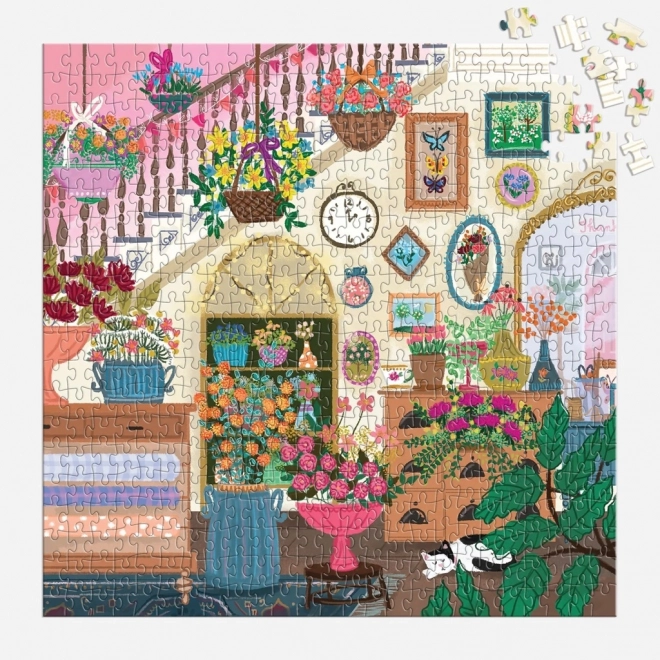 Galison Puslespil Blomsterbutik Joy Laforme 500 brikker
