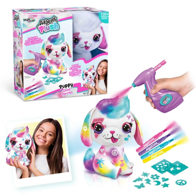 Airbrush studie - hundehvalp