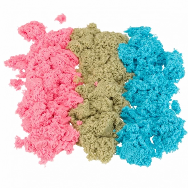 Kinetisk sand i kasse 1 kg sandkasse - 27 dele