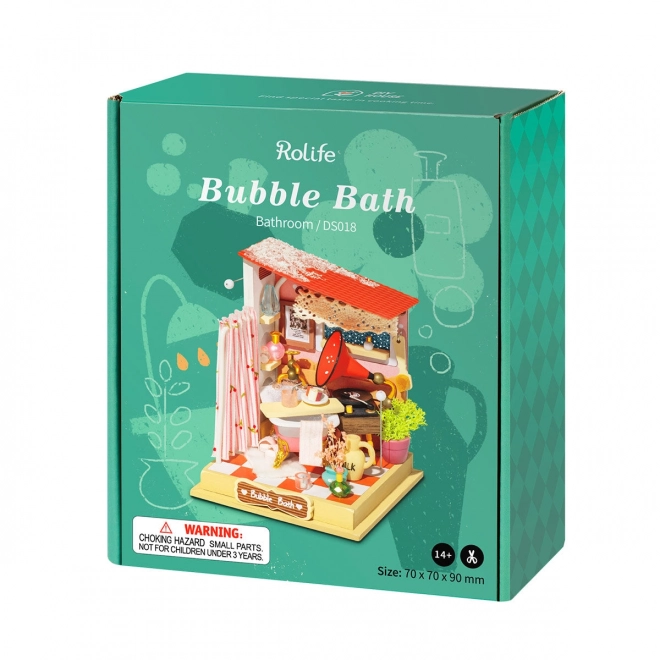 Miniature badeværelseshus Bubble Bath