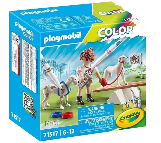 Playmobil Farvetræning med hunde