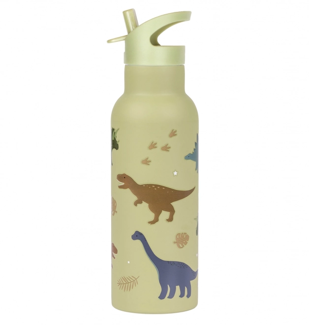 A Little Lovely Company Rustfri drikkeflaske 500 ml – Dinosauři