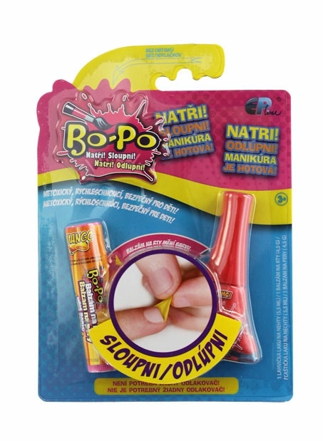 Sæt neglelak og læbepomade Bo-Po