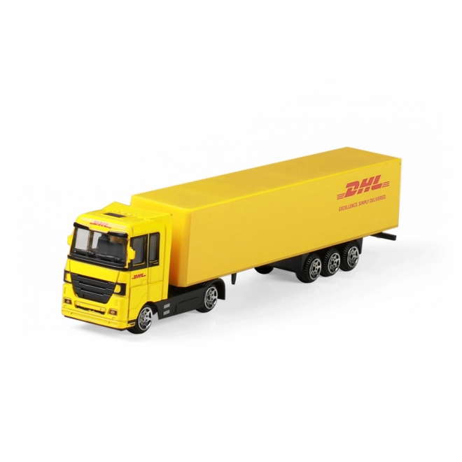 Lastbil med trailer DHL 19 cm