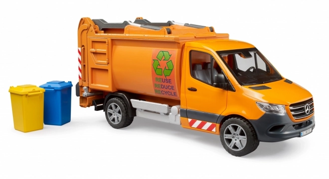 Bruder MB Sprinter skraldebil lille