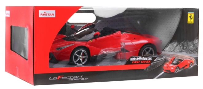Ferrari LaFerrari Aperta RASTAR model 1:14 Bil med fjernbetjening + 2,4 GHz fjernbetjening – Rød