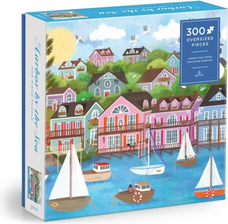 Puslespil Havneby ved havet af Joy Laforme - 300 brikker