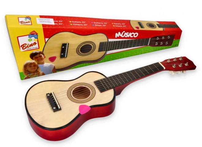 Guitar træ/metal 57cm i æske