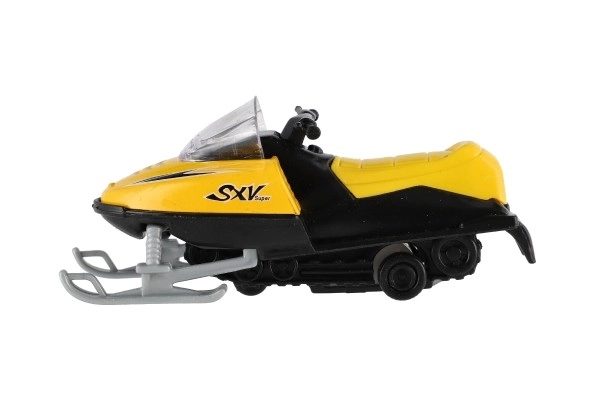 Legetøjssnescooter metal/plast 13 cm, optrækkelig, 6 farver