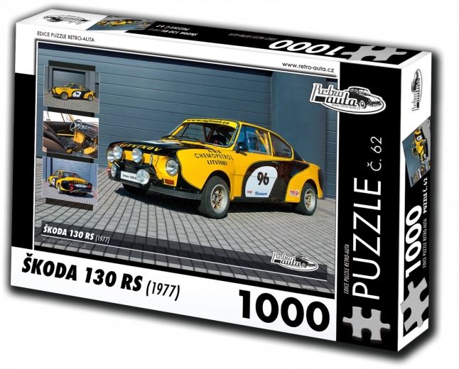 Puslespil RETRO-AUTA Škoda 130 RS (1977) – 1000 brikker