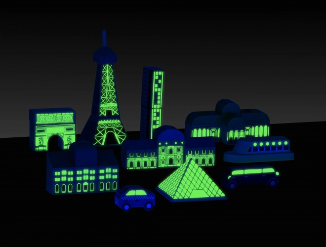 Lysende klodser Paris til b8børn