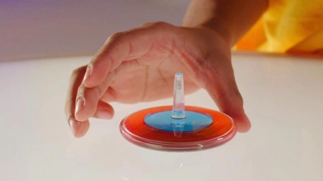 Magisk spinner med lavaeffekt