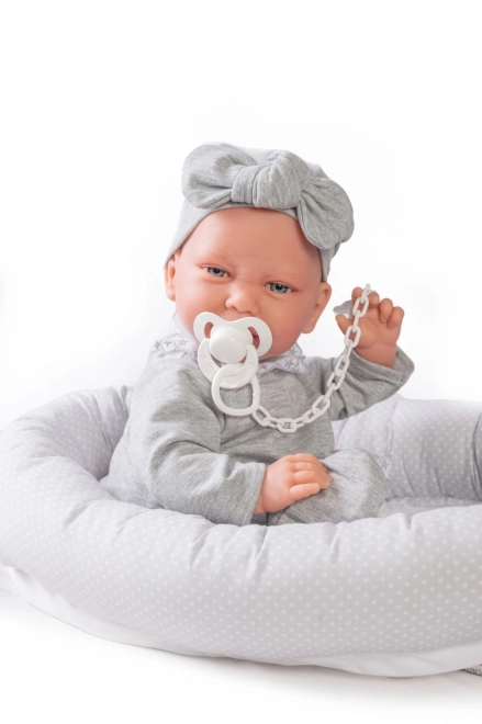 Antonio Juan 33228 CARLA - realistisk babydukke med blødt stoflegeme - 42 cm