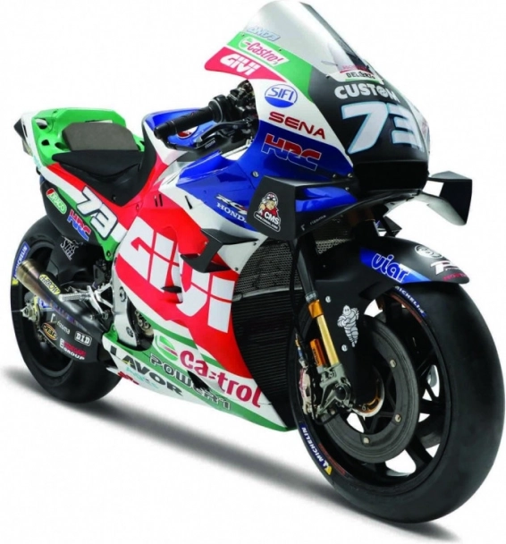 Metalmodel af motorcykel GP Racing LCR Honda 1:18