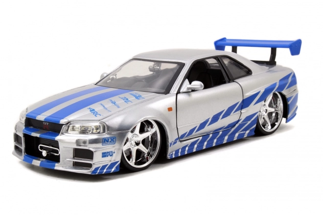 Hurtige og rasende bil 2002 Nissan Skyline 1:24
