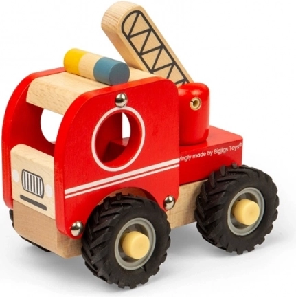 Bigjigs Toys brandbil i træ