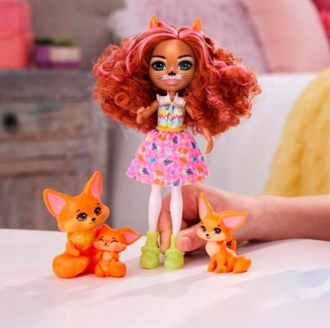 Enchantimals Filigree Fox med rævefamilien