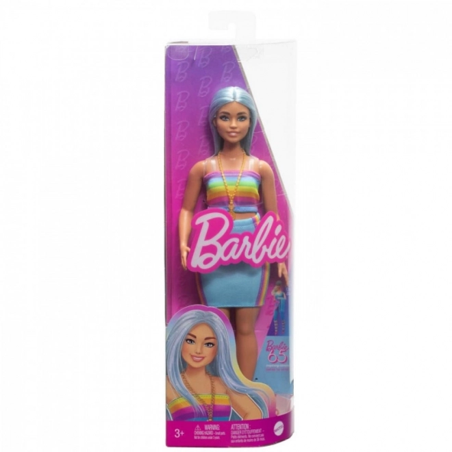 Barbie Fashionistas lange blå hår
