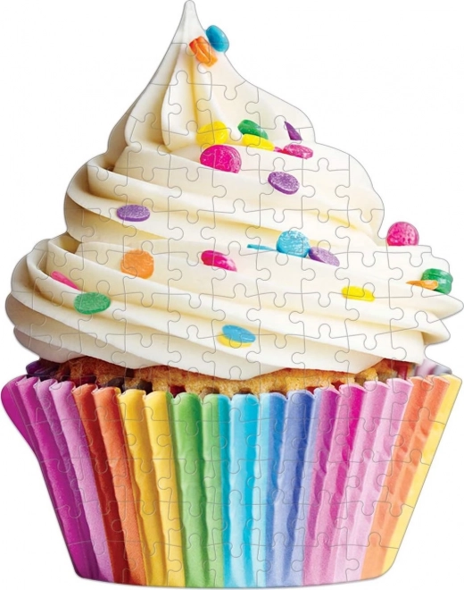Formet puslespil GALISON – sød cupcake (100 brikker)